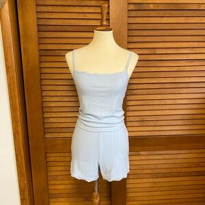 Abercrombie & Fitch Light Blue Pajama Set